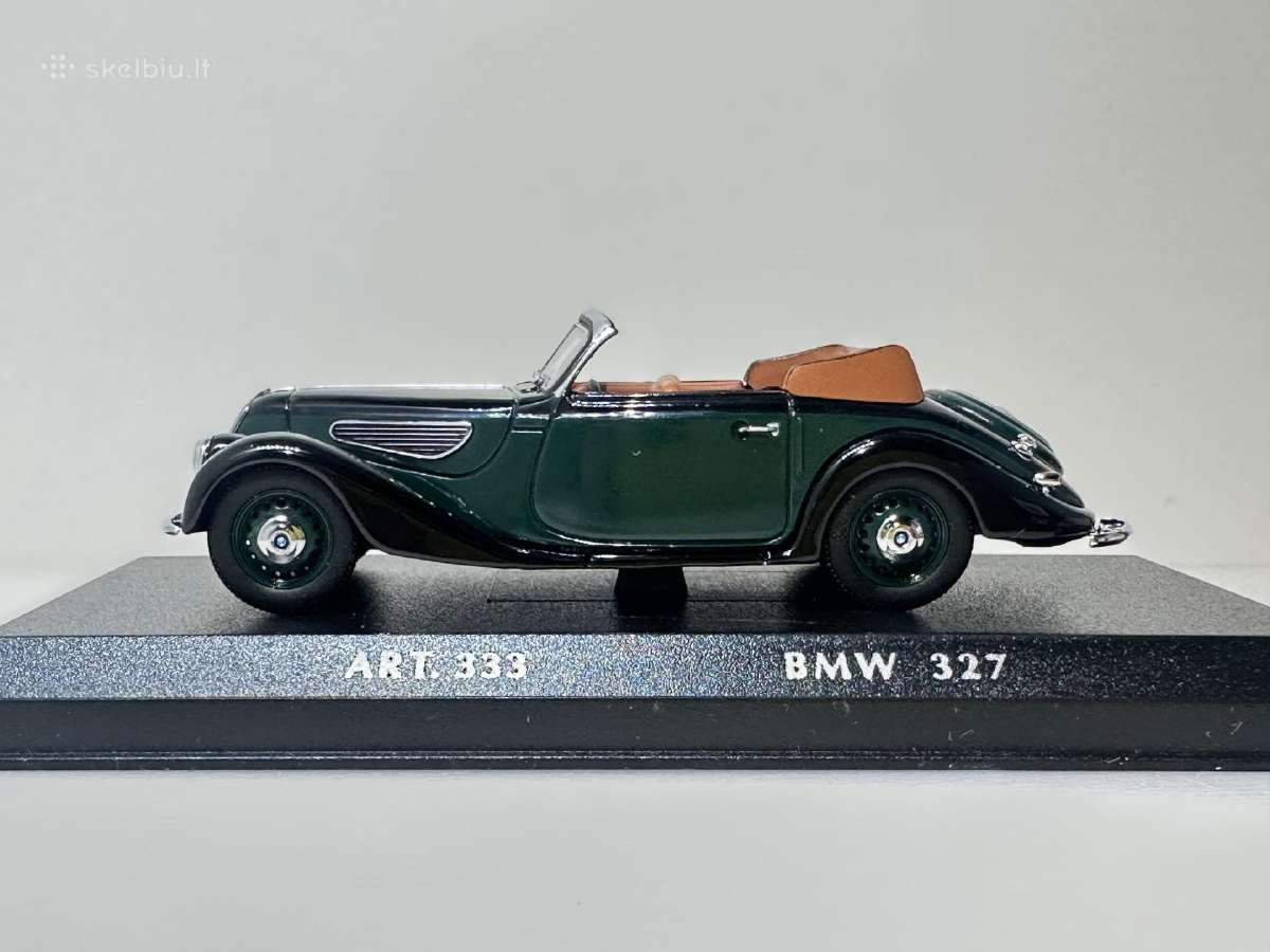 Bmw 327 Cabrio 1941 žalia/juoda 1:43 Detail Car - nuotraukos Nr. 4