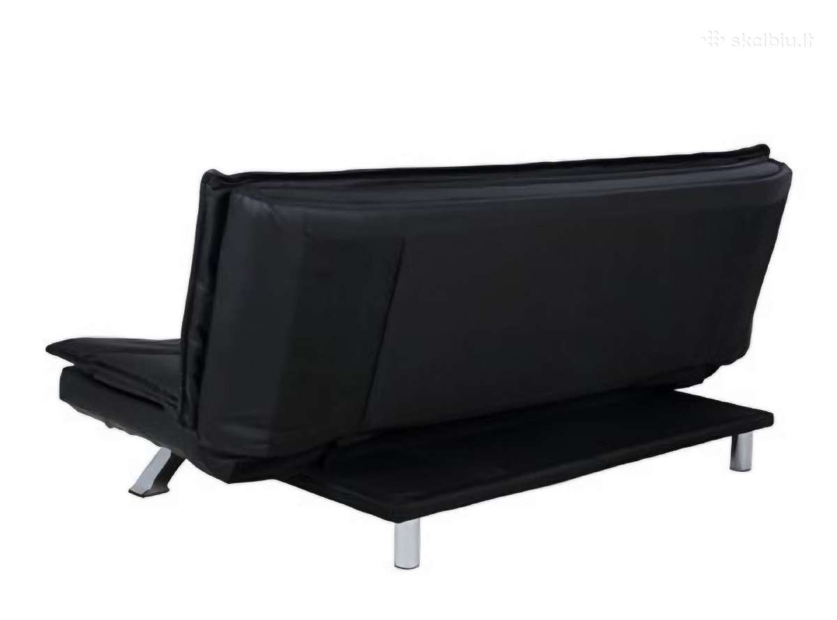 Beveik nauja odinė sofa lova - nuotraukos Nr. 4