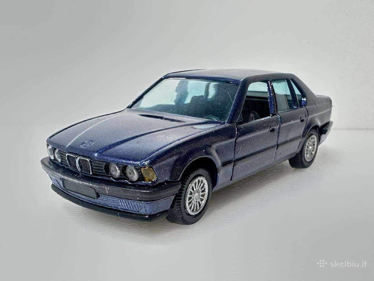 Bmw 7er 735i E32 1986 mėlyna 1:43 Gama Germany - nuotraukos Nr. 4
