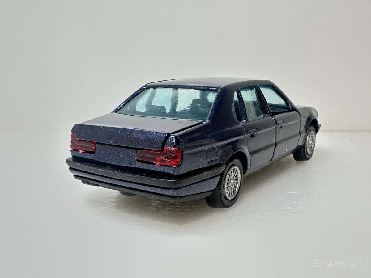 Bmw 7er 735i E32 1986 mėlyna 1:43 Gama Germany - nuotraukos Nr. 5