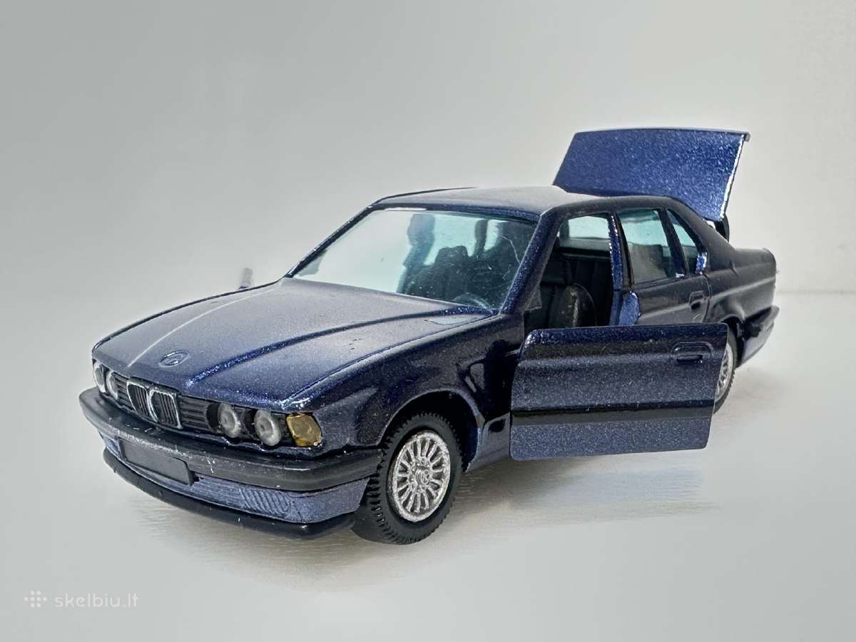 Bmw 7er 735i E32 1986 mėlyna 1:43 Gama Germany - nuotraukos Nr. 8