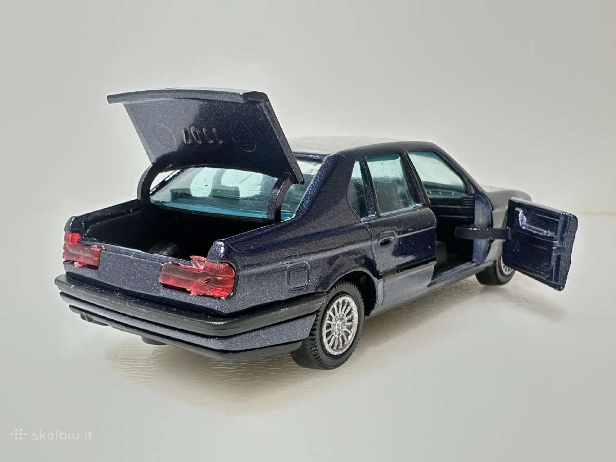 Bmw 7er 735i E32 1986 mėlyna 1:43 Gama Germany - nuotraukos Nr. 9