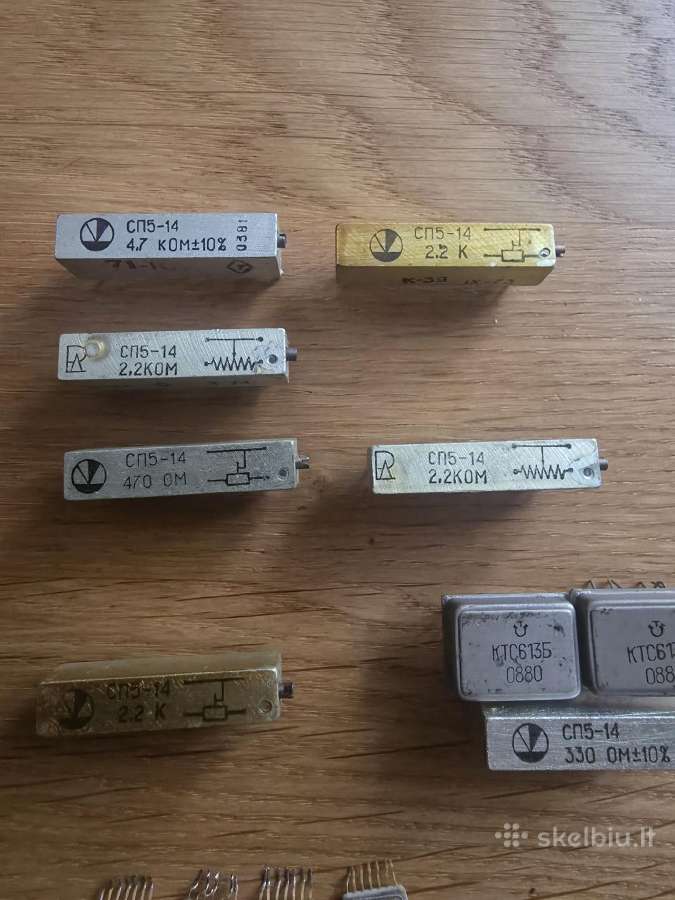Elektronikos komponentai - nuotraukos Nr. 2
