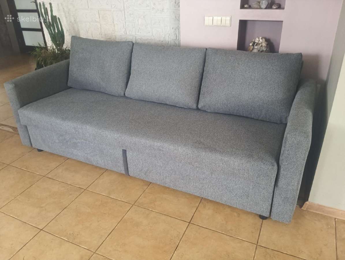 Miegama sofa su patalynės dėže - nuotraukos Nr. 4