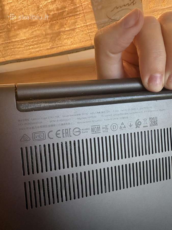Lenovo Yoga kompiuteris - nuotraukos Nr. 3