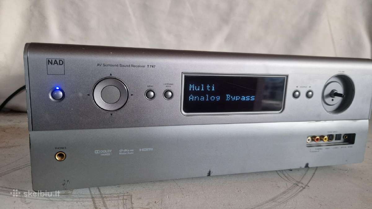 Nad T747 7.1 AV receiver Veikiantis - nuotraukos Nr. 14