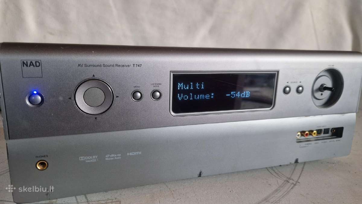Nad T747 7.1 AV receiver Veikiantis - nuotraukos Nr. 15