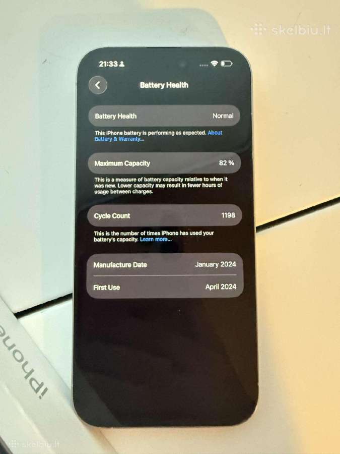 iPhone 15 pro - nuotraukos Nr. 6