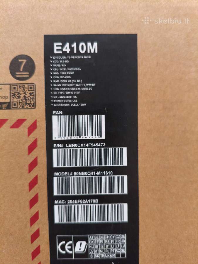 Asus E410m - nuotraukos Nr. 4