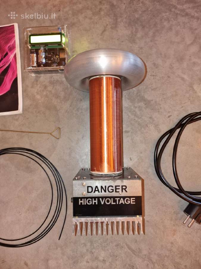 Onetesla Ts Diy Tesla Coil Kit nebaigtas /neveikia - nuotraukos Nr. 4