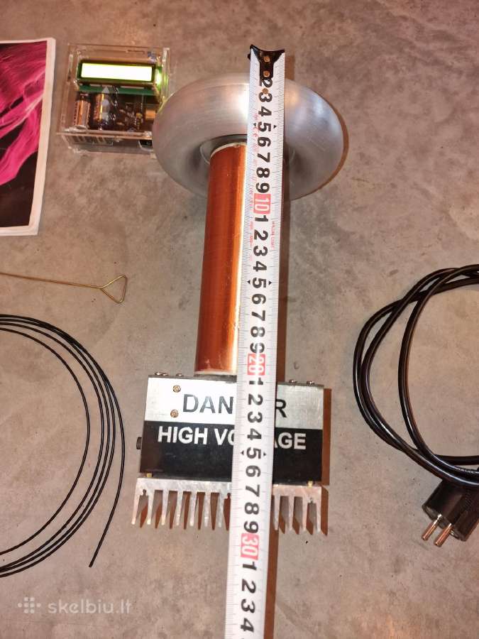 Onetesla Ts Diy Tesla Coil Kit nebaigtas /neveikia - nuotraukos Nr. 5