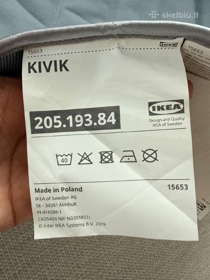 Sofa-lova Ikea Kivik - nuotraukos Nr. 8
