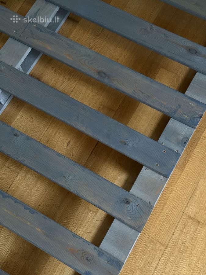 Vidaxl medinis lovos rėmas 140 200 - nuotraukos Nr. 5