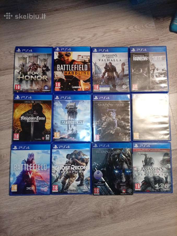 Parduodu Playstation 4 žaidimus ir G29 vaira. - nuotraukos Nr. 2
