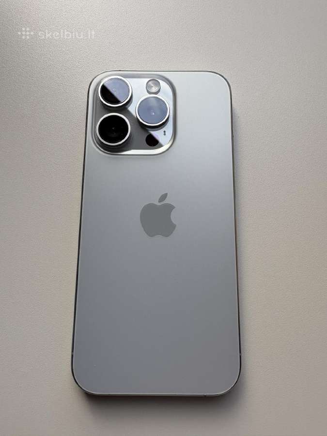 iPhone 15 Pro 128gb – Natural Titanium - nuotraukos Nr. 3