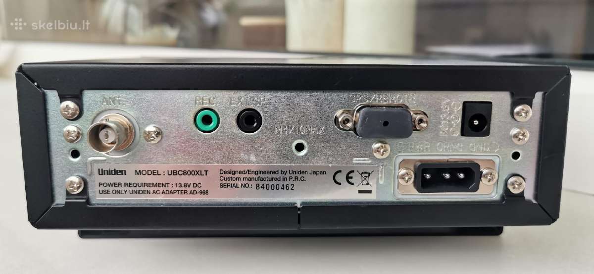 Uniden Bearcat Ubc800xlt Vhf / Uhf Radijo Skeneris - nuotraukos Nr. 8