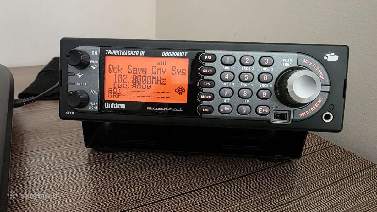 Uniden Bearcat Ubc800xlt Vhf / Uhf Radijo Skeneris - nuotraukos Nr. 18
