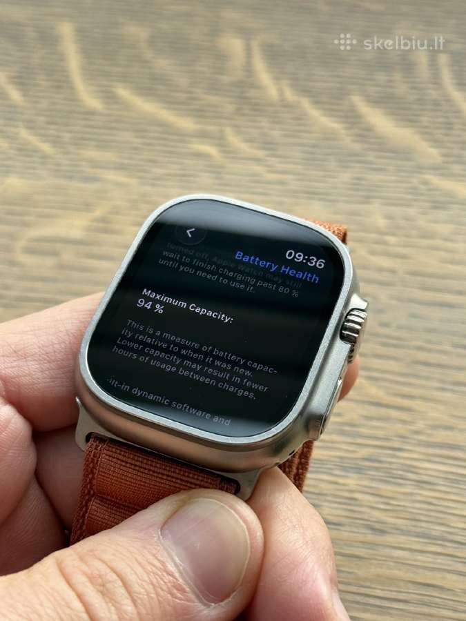 Apple Watch Ultra 2 49mm Titanium GPS + Cellular - nuotraukos Nr. 5
