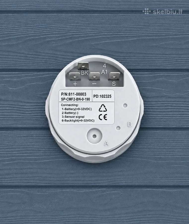 Elektroninis kuro lygio indikatorius 12/24v 0–190 - nuotraukos Nr. 2