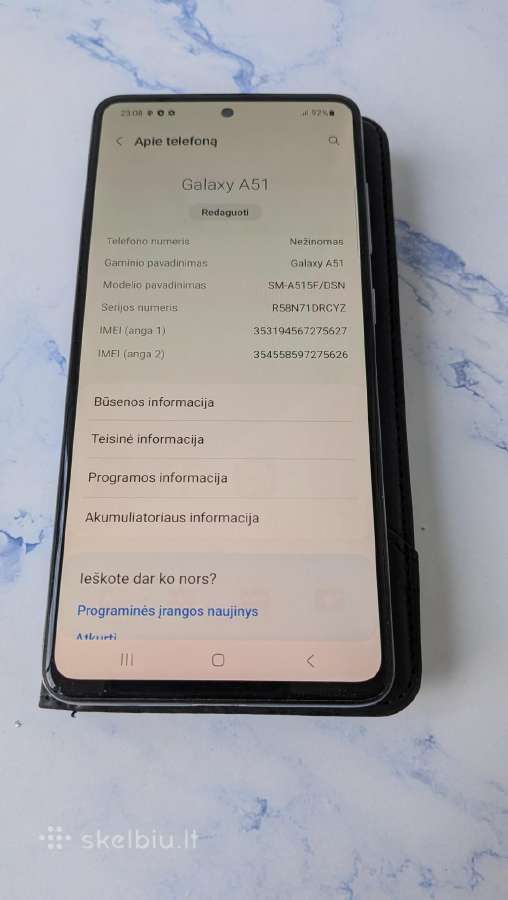 Samsung A51 - nuotraukos Nr. 5