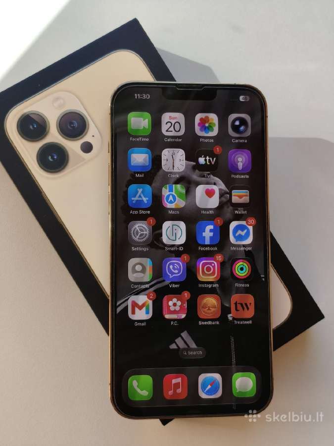 iPhone 13 Pro Max 128 GB auksinis - nuotraukos Nr. 2