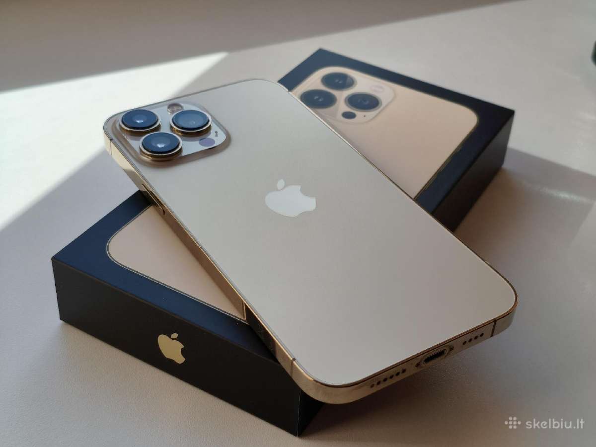iPhone 13 Pro Max 128 GB auksinis - nuotraukos Nr. 4