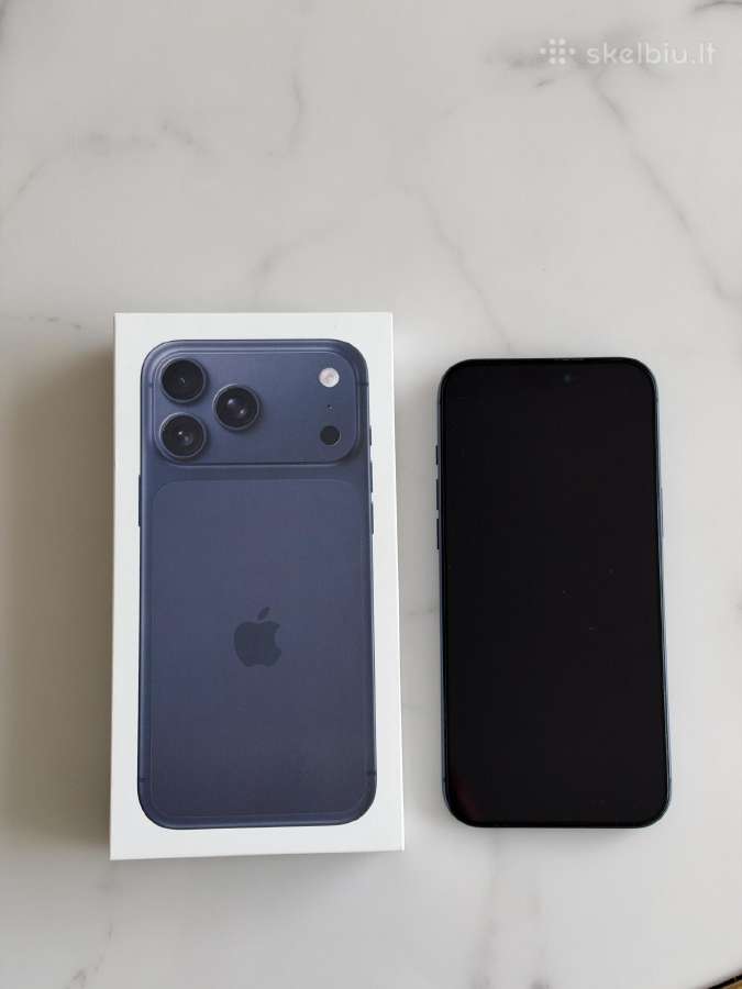 iPhone 17 pro Max blue 256gb - nuotraukos Nr. 2