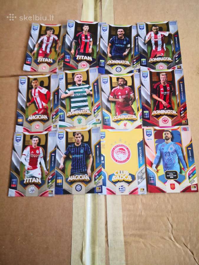 Panini Fifa365 adrenalyn XL kortelių kolekcija - nuotraukos Nr. 6
