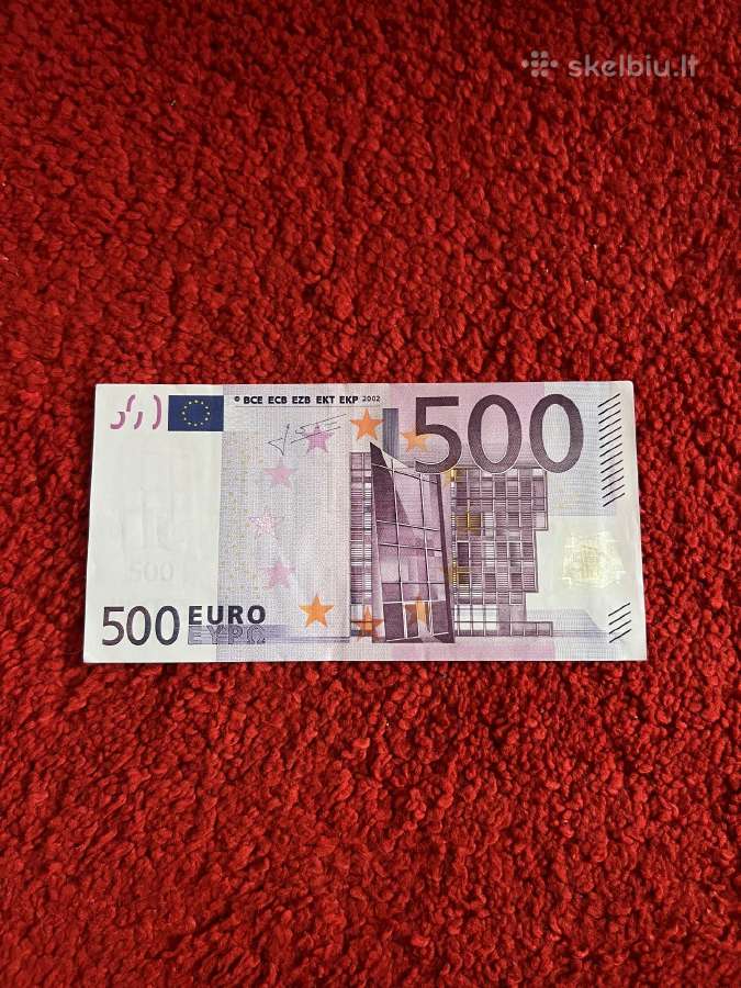 500 eurų banknotai - nuotraukos Nr. 3