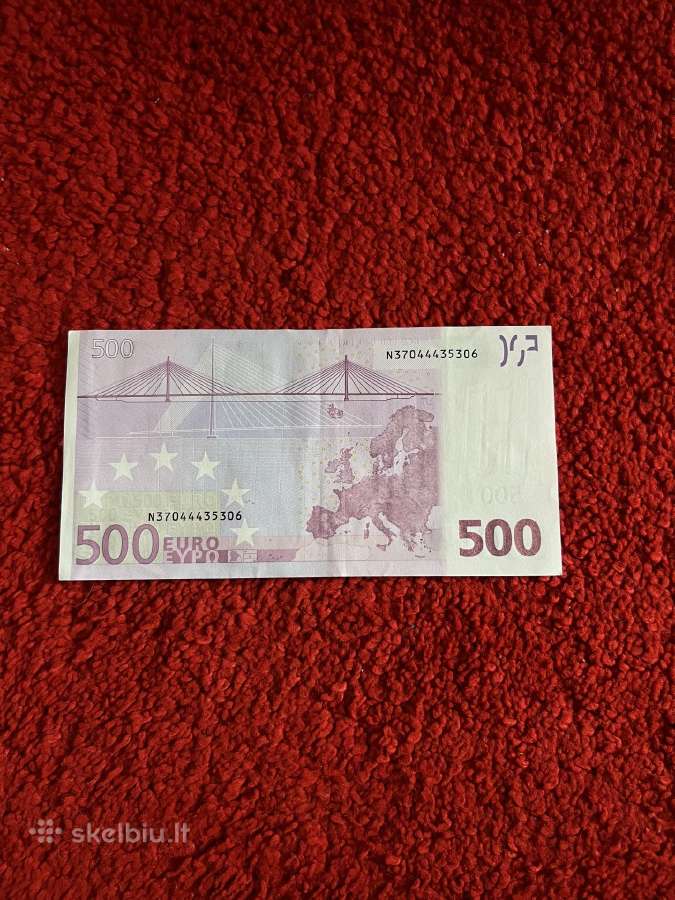 500 eurų banknotai - nuotraukos Nr. 4
