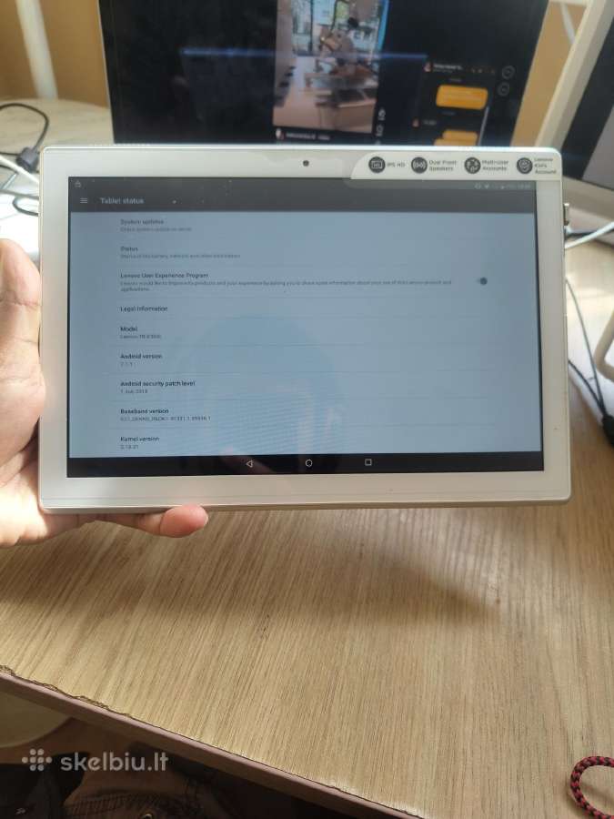 Parduodamas – Lenovo Tab4 TB-x304l 10" planšetinis - nuotraukos Nr. 4