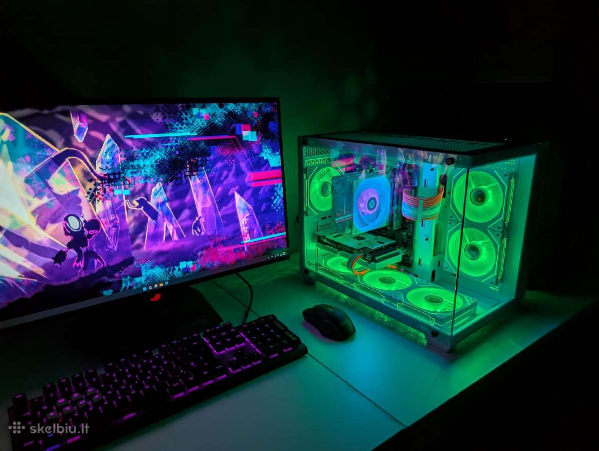 Žaidimų-mokslų Pc Ryzen 5 5600x, Rtx 3060,16gb,1tb - nuotraukos Nr. 4