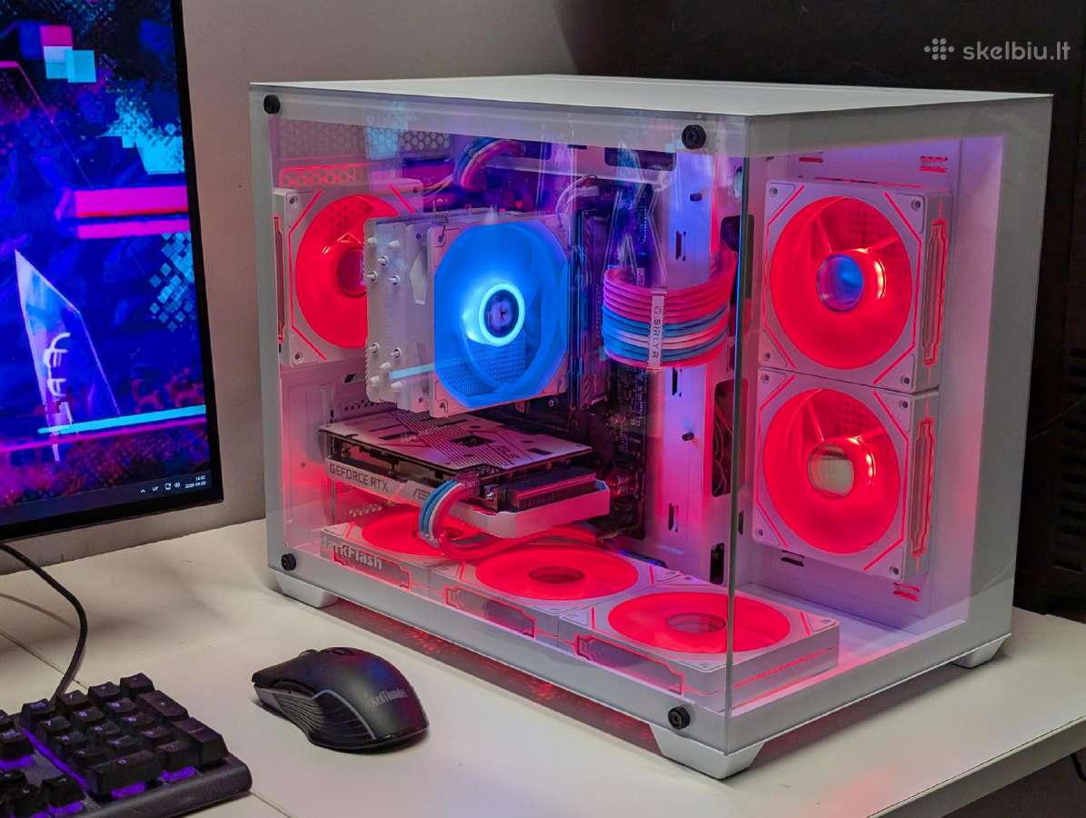 Žaidimų-mokslų Pc Ryzen 5 5600x, Rtx 3060,16gb,1tb - nuotraukos Nr. 9