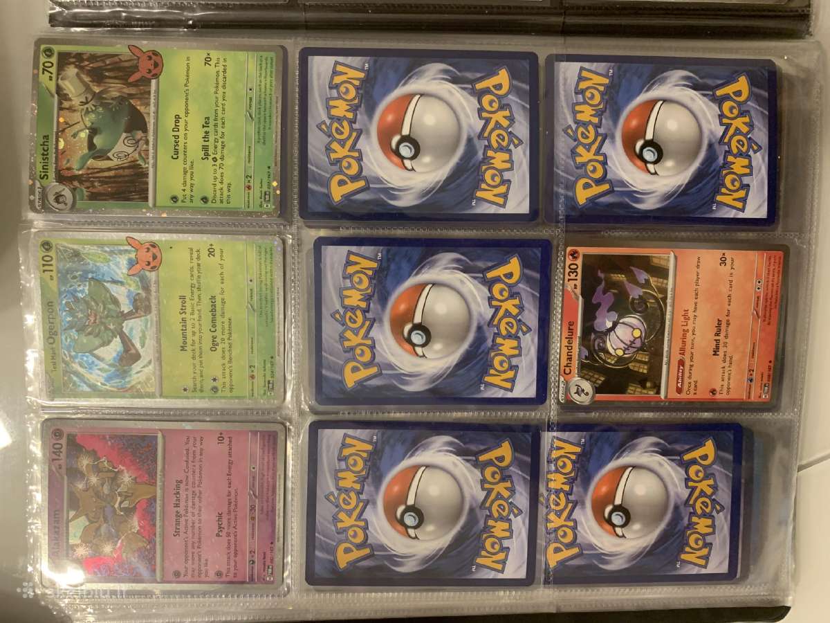 Pokemon Binder Albumas + kortelės - nuotraukos Nr. 5