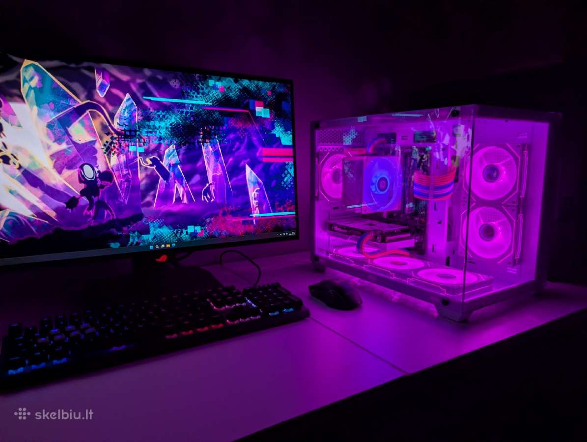 Žaidimų-mokslų Pc Ryzen 5 5600x, Rtx 3060,16gb,1tb - nuotraukos Nr. 12