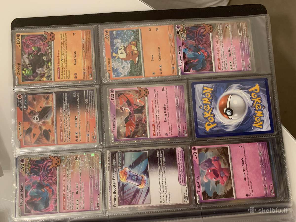 Pokemon Binder Albumas + kortelės - nuotraukos Nr. 6