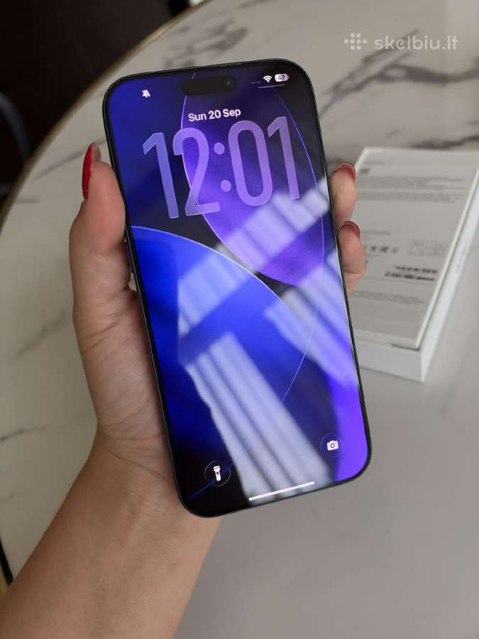 iPhone 17 pro Max blue 256gb - nuotraukos Nr. 10