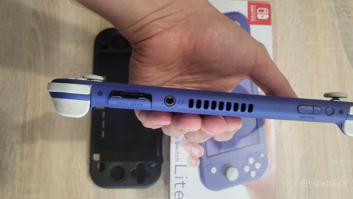 Nintendo Switch Lite mėlynas + dėžė + pakrovėjas - nuotraukos Nr. 6