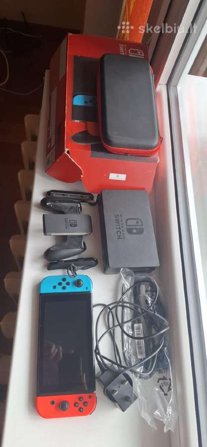 Nintendo switch pilnas komplektas - nuotraukos Nr. 2