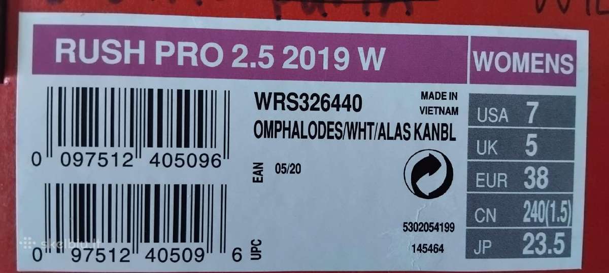 Pigiai nauji moteriški teniso bateliai Wilson Rush - nuotraukos Nr. 4
