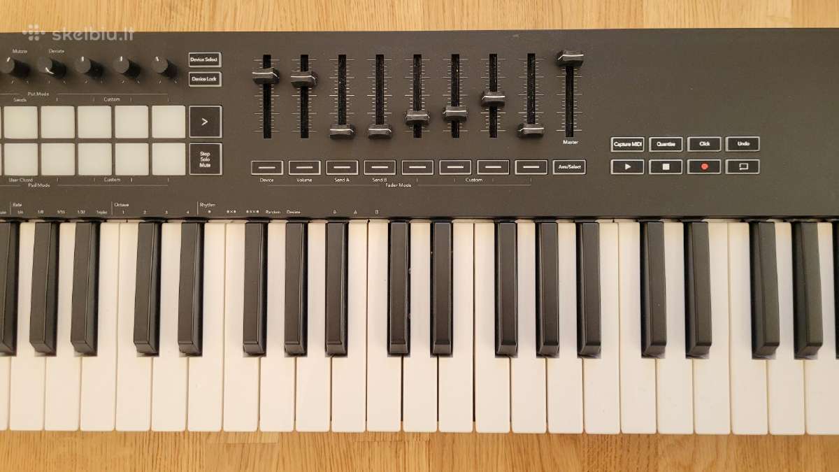 Novation Launchkey 61 Mk3 su klavišų stovu - nuotraukos Nr. 3