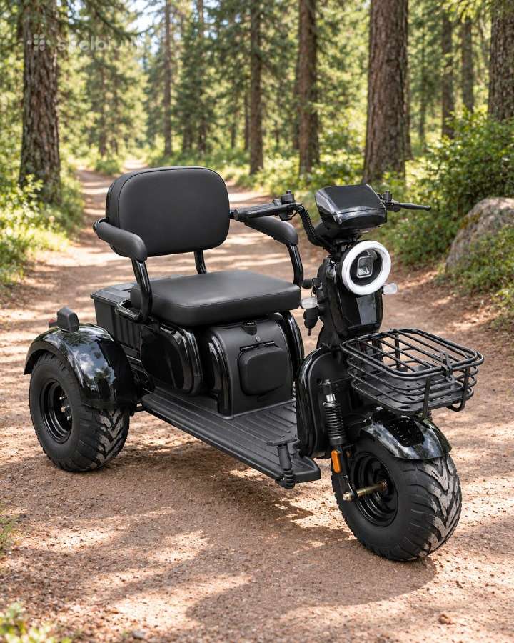 Elektrinis triratis motoroleris SL-04 Offroad - nuotraukos Nr. 2