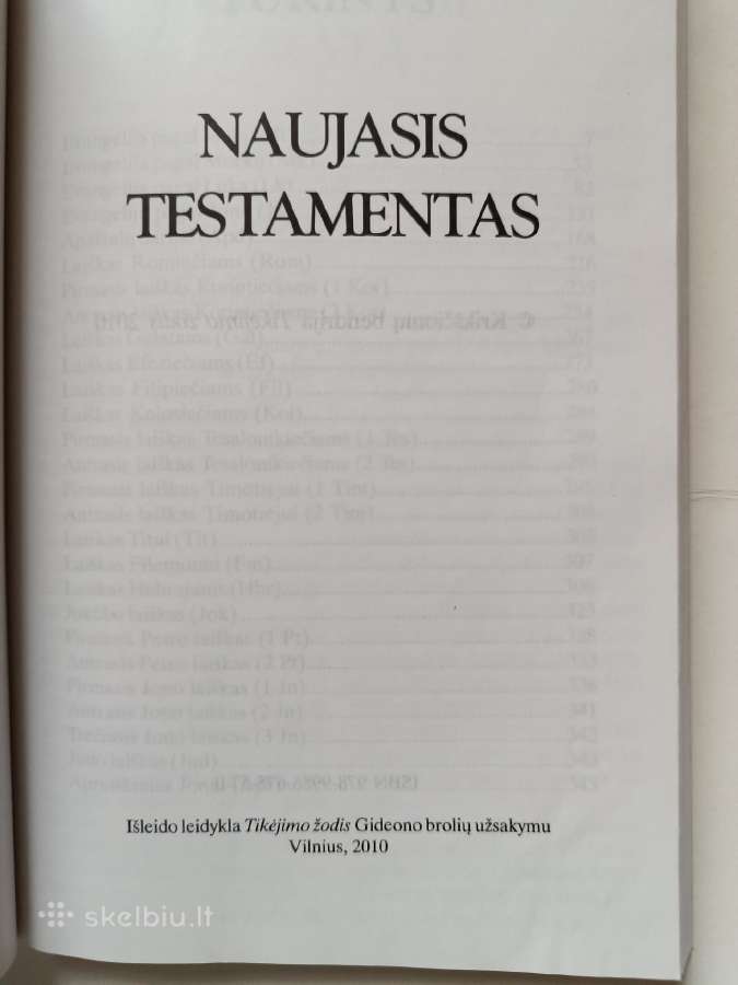 Naujasis Testamentas (Burbulio vertimas) - nuotraukos Nr. 2