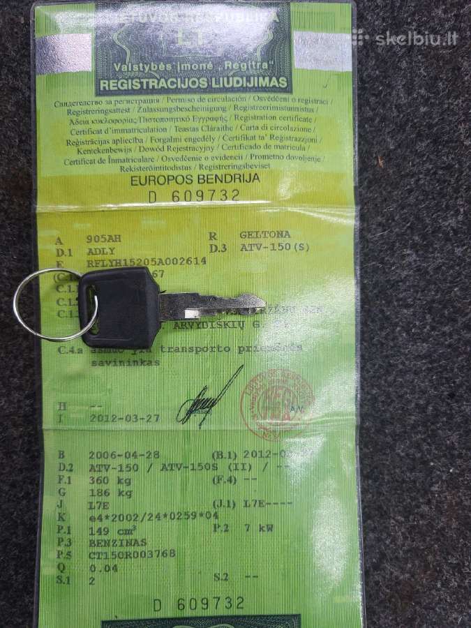 150 cc Adly - nuotraukos Nr. 10