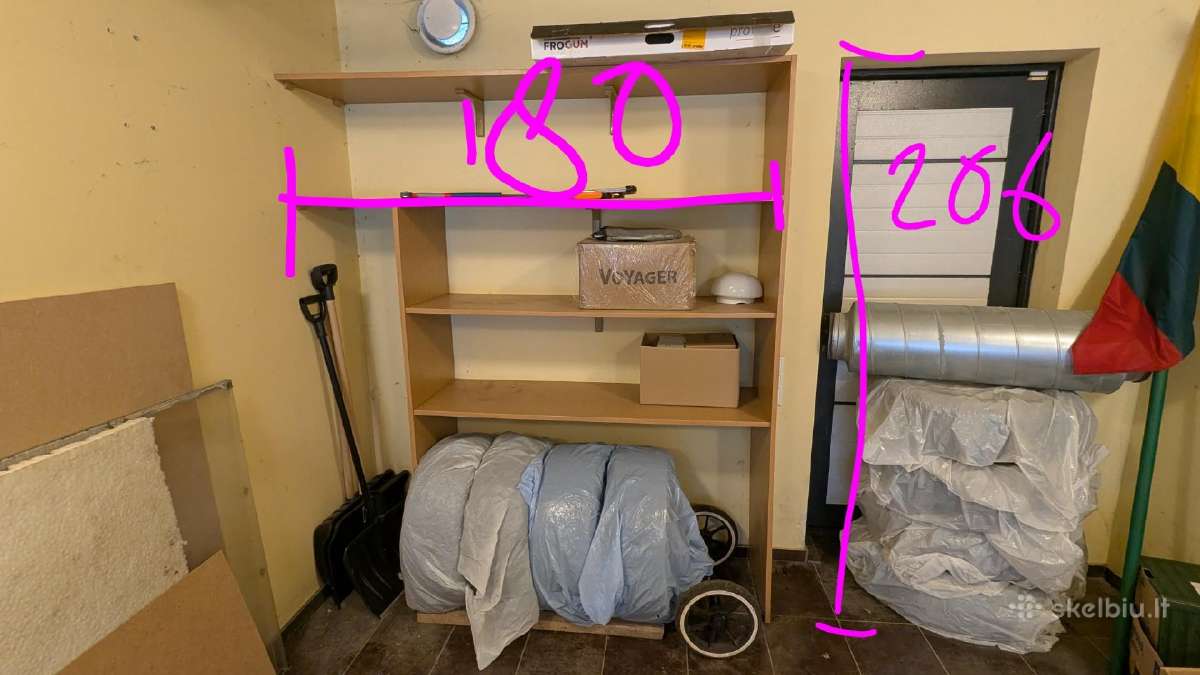 Lentynos garažui ar sandėliukui - nuotraukos Nr. 2
