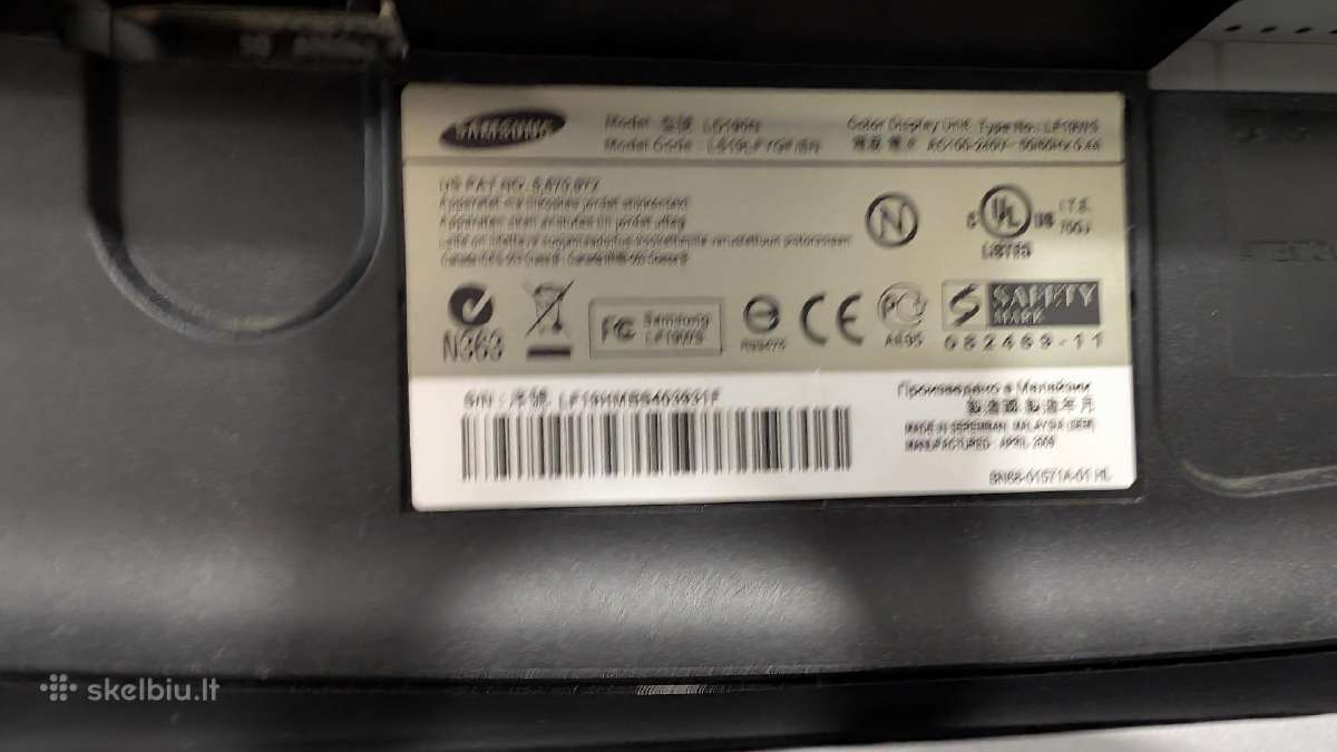 Monitorius Samsung - nuotraukos Nr. 3