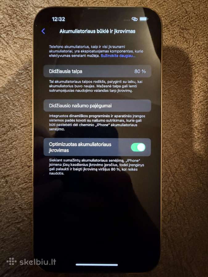 Parduodamas iPhone 13 Pro Max, 128 GB. - nuotraukos Nr. 3