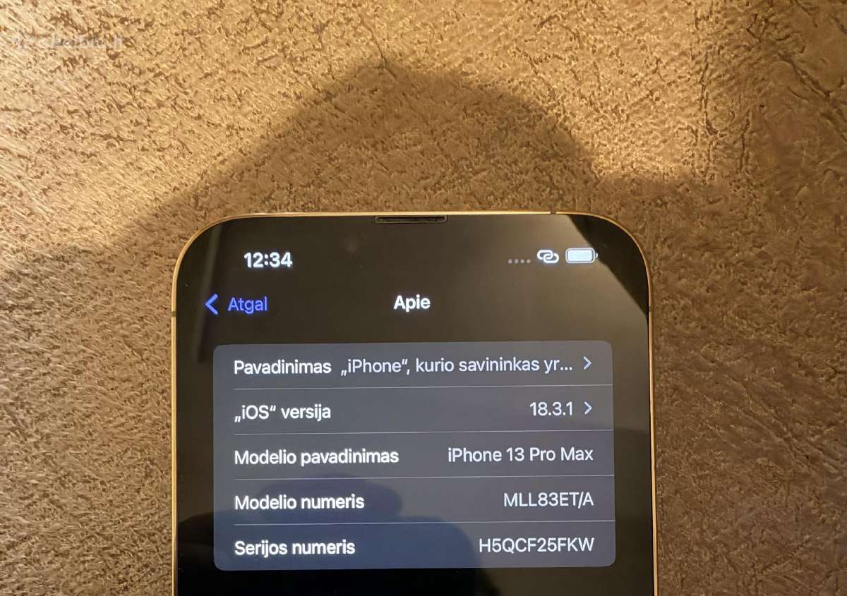 Parduodamas iPhone 13 Pro Max, 128 GB. - nuotraukos Nr. 4