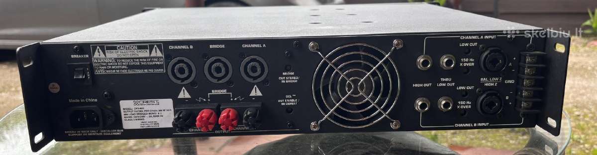 Crest Audio Cpx 900 galios stiprintuvas - nuotraukos Nr. 2