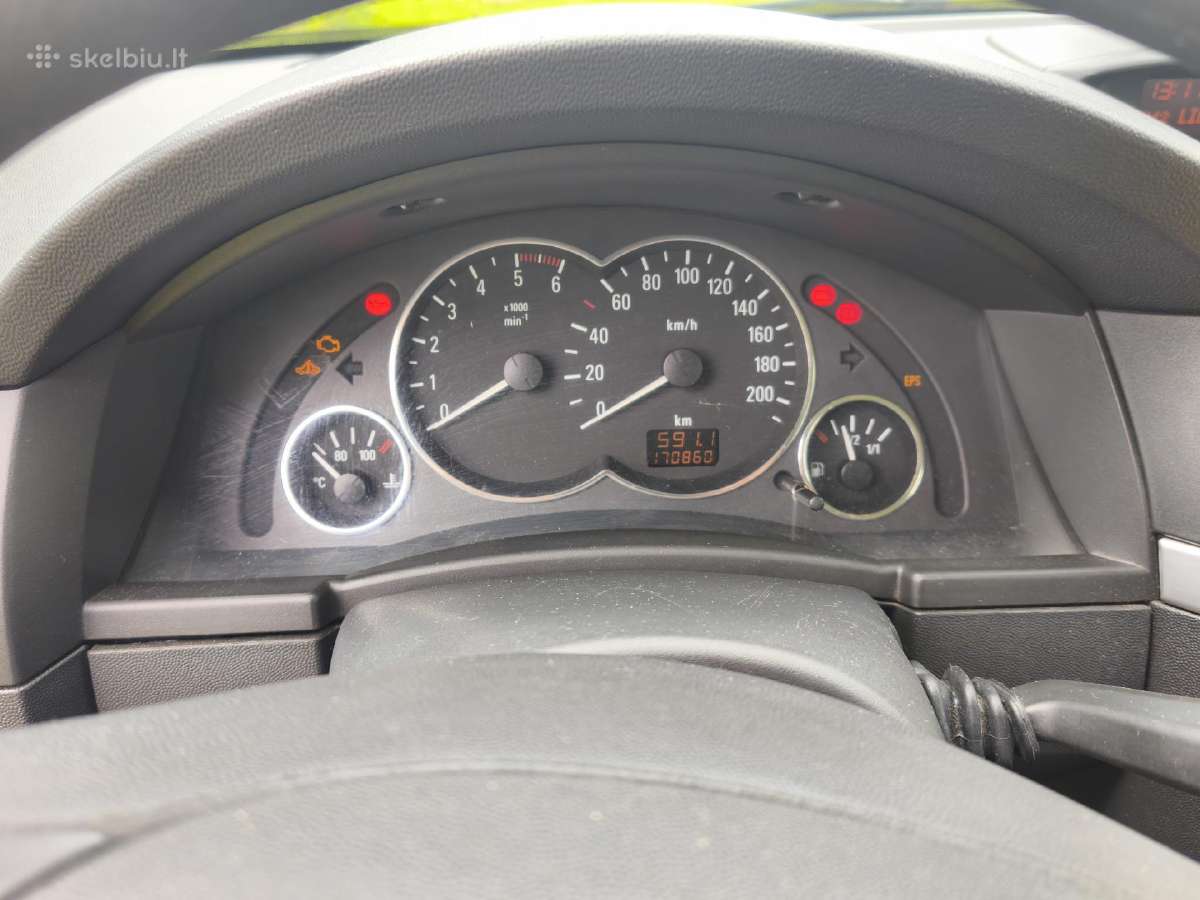 Opel Meriva 1.3 Cdti dyzelis, 2006 m. - nuotraukos Nr. 11